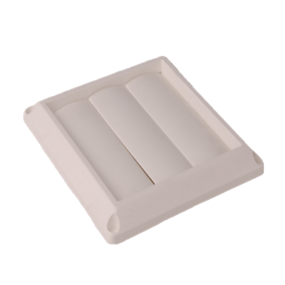 4 LOUVERED DRYER VENT HOOD ONLY WHITE