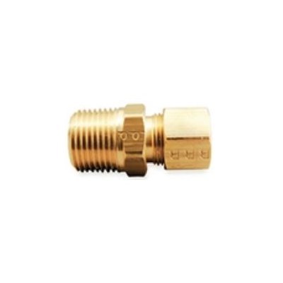 MALE ADAPTER 3/8 COMP X 1/4 MPT