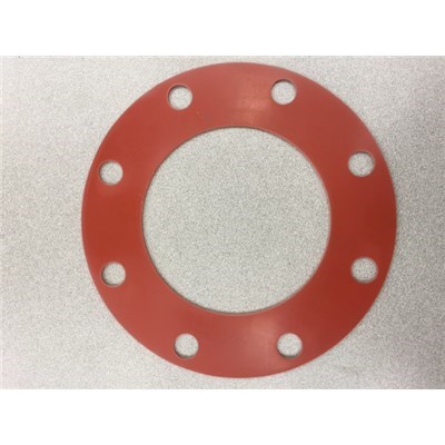 GASKET 4 150# RED RUBBER 1/8 THICK