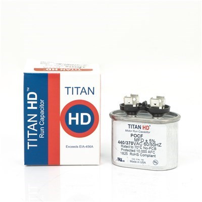 "TITAN HD 5MFD, 440/370V, OVAL"