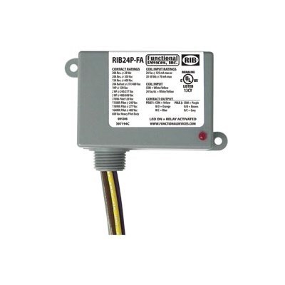 Enclosed Relay 20Amp DPDT polarized
