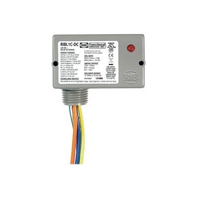 Low-inrush Enclosed Relay 10Amp SPDT