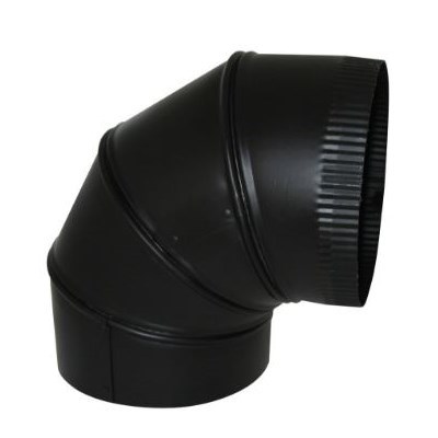 BLACK PIPE ELBOW 5 IN