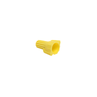 "WIRE CONNECTORS WING, YELLOW PK OF 100"
