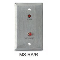 Remote W/ Red Alarm and Pushbutton Res